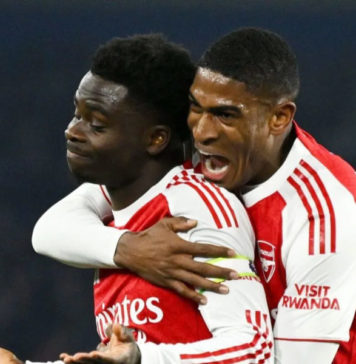 Gol Cepat Saka Bawa Arsenal Tumbangkan Brighton