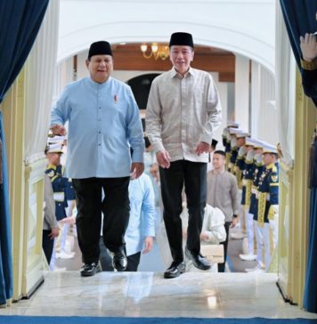 Halalbihalal Idulfitri 1447 H, Jokowi Sambangi Prabowo di Istana Merdeka