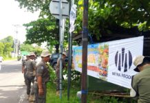 Hari Raya Usai, Satpol PP Bali Sapu Bersih “Sampah Visual”