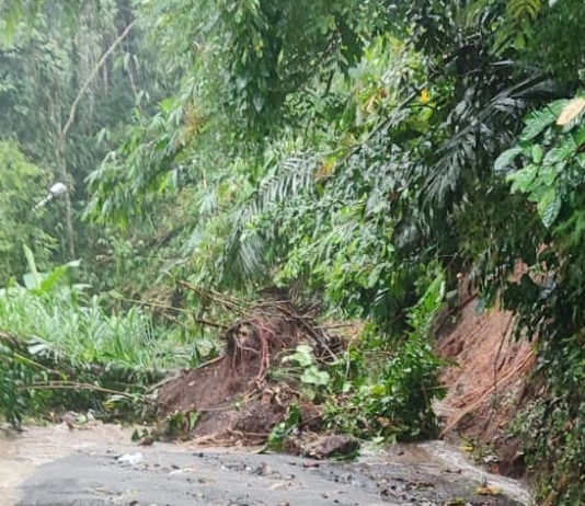Hujan Lebat Picu Longsor di Timuhun, Akses Jalan ke Bungbungan Tertutup