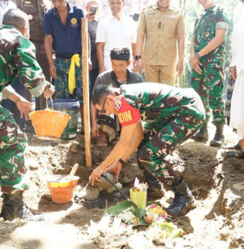 Jembatan Rusak di Mendoyo Dibangun Kembali Melalui Karya Bhakti TNI AD