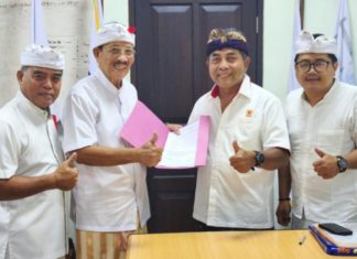 Oka Darmawan Kembali Maju, Ambil Formulir Pendaftaran Balon KONI Bali 2026-2030