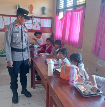 Polres Gianyar Kawal Distribusi MBG di Tampaksiring, Sasar 2.551 Siswa