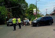 Polsek Sukasada Atensi Arus Balik di Simpang Wanagiri