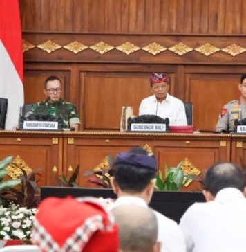 Rakor Penanganan Konflik Sosial, Koster Ajak Kemenag dan Forkopimda Mitigasi Jelang Nyepi-Idulfitri