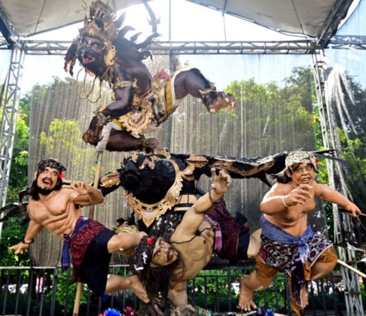 Ratusan Ogoh-ogoh Siap Diarak saat Malam Pangerupukan di Denpasar