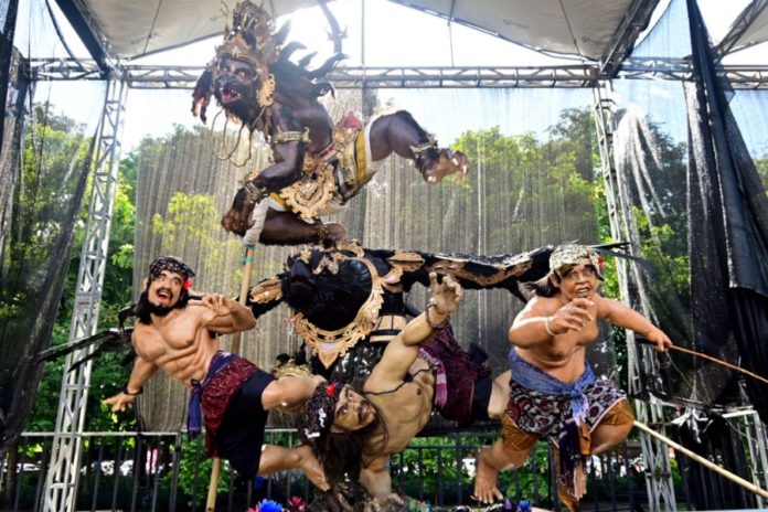 Ratusan Ogoh Ogoh Siap Diarak Saat Malam Pangerupukan Di Denpasar 1
