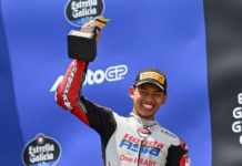 Veda Ega Pratama Jadi Pembalap Indonesia Pertama Naik Podium Moto3