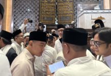 Wapres Gibran Salat Idulfitri di Masjid Istiqlal