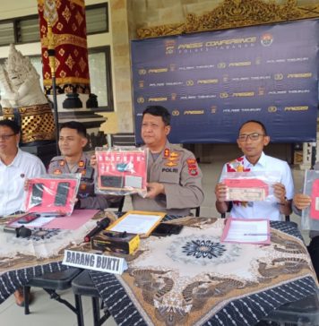 CCTV Bantu Ungkap Kasus Pencurian di Tabanan, 4 Pelaku Ditangkap