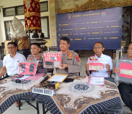 CCTV Bantu Ungkap Kasus Pencurian di Tabanan, 4 Pelaku Ditangkap