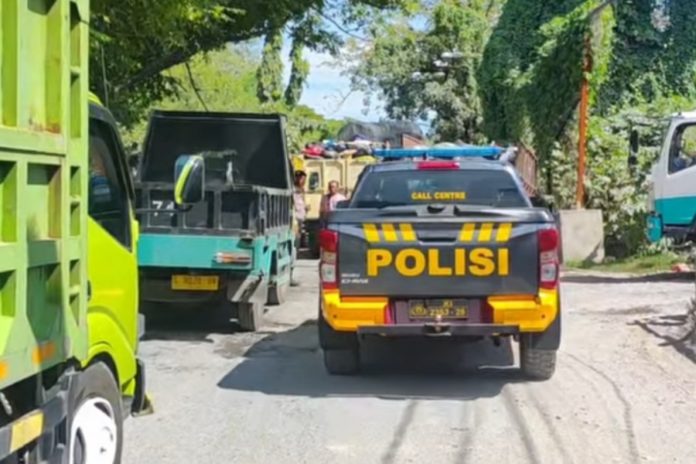 Cegah Ricuh Lagi, Polisi Jaga Ketat TPA Suwung 1