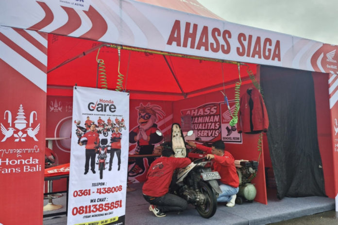 Karya IBTK, Astra Motor Bali Siagakan Honda Care 24 Jam Di Besaksih 1