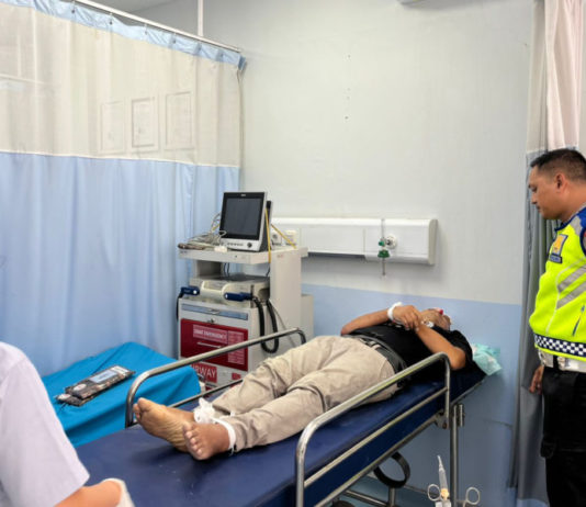 Laka Lantas di Depan Res Area Candidasa, Satu Pengendara Tewas