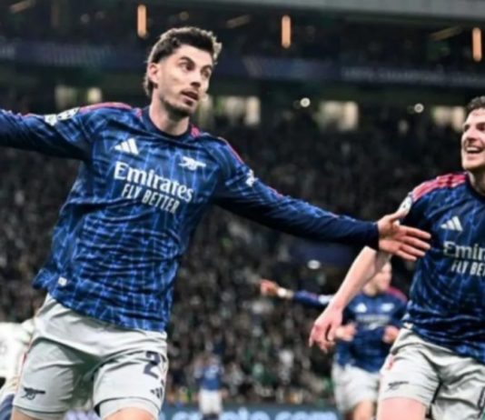 Leg I Perempat Final Liga Champions, Arsenal Curi Kemenangan Dramatis Kontra Sporting