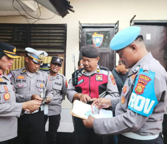 Polsek Blahbatuh Gelar Sidak Gaktibplin