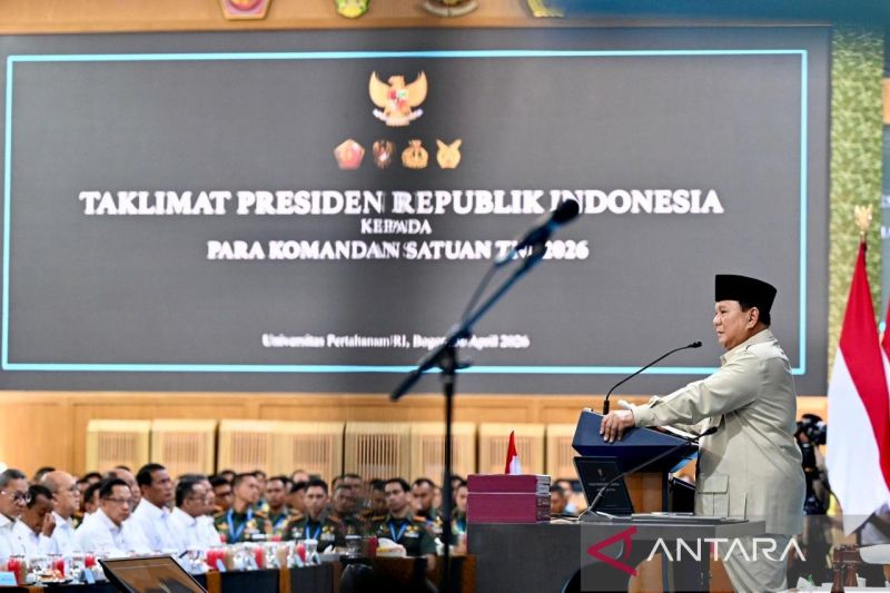 Prabowo Berikan Taklimat Pada 1.500 Dansat Dari 3 Matra TNI 1 ...