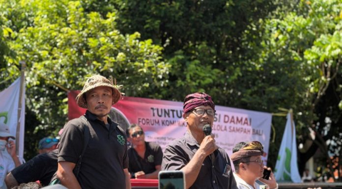 Protes Kebijakan Pembatasan TPA Suwung, Ini Tuntutan Aksi Forkom SSB