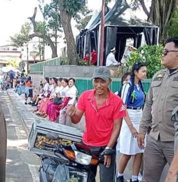 Satpol PP Gianyar Larang PKL Berjualan di Trotoar Selama GSC dan Pekan Budaya