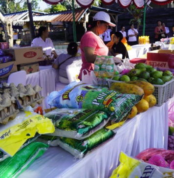 Wabup Tjok Surya Hadiri Pasar Murah di Desa Nyalian