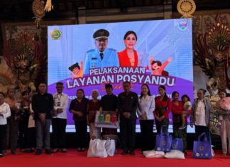 570 Posyandu di Gianyar Gelar Pelayanan Serentak Peringati Hari Posyandu Nasional 2026