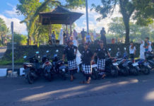 Belasan Pacalang Amankan Sholat Idul Adha di Karangasem
