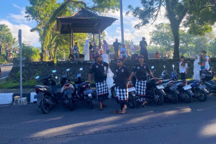 Belasan Pacalang Amankan Sholat Idul Adha Di Karangasem 1