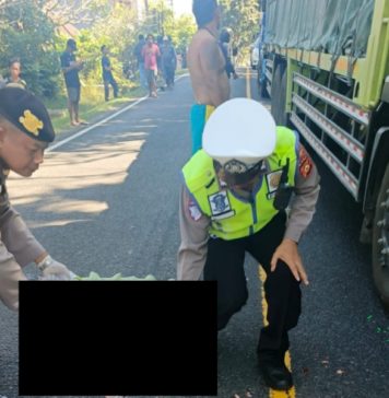 Diduga Tersenggol, Perempuan Penumpang Motor Tewas Terlindas Trailer di Melaya