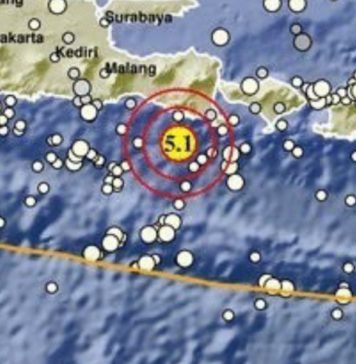 Gempa M 5,1 Guncang Selatan Jawa, Dirasakan Cukup Keras di Denpasar