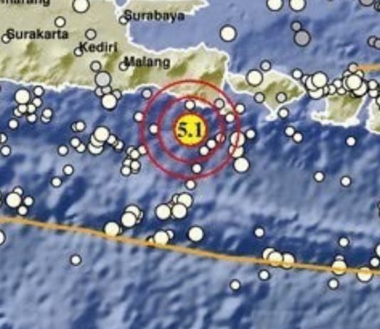 Gempa M 5,1 Guncang Selatan Jawa, Dirasakan Cukup Keras di Denpasar
