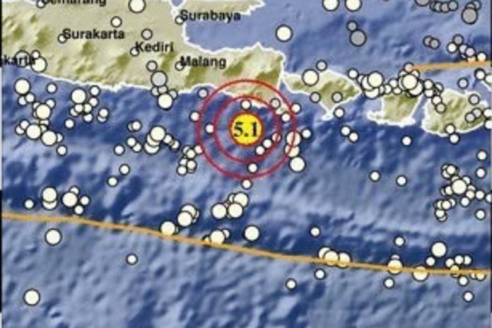 Gempa M 5,1 Guncang Selatan Jawa, Dirasakan Cukup Keras Di Denpasar 1