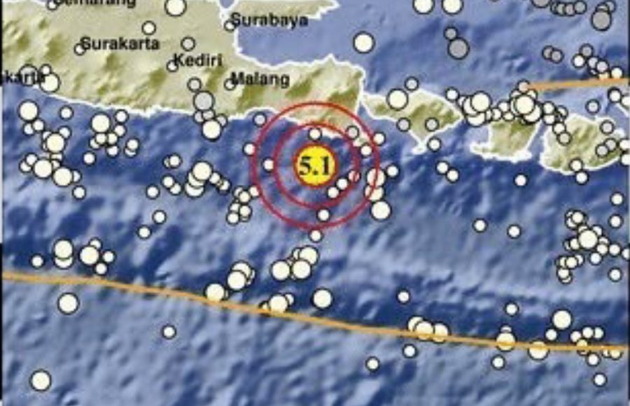 Gempa M 5,1 Guncang Selatan Jawa, Dirasakan Cukup Keras di Denpasar