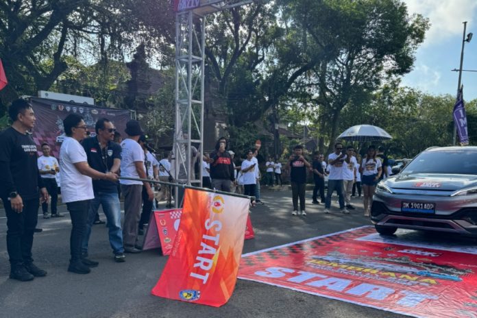 Lepas 60 Peserta Kejurnas Time Rally, Wagub Bali: Momen Promosi Potensi Wisata Jembrana 1