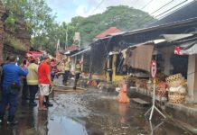 Pasar Pasah Pemecutan Kebakaran, 5 Kios Terdampak
