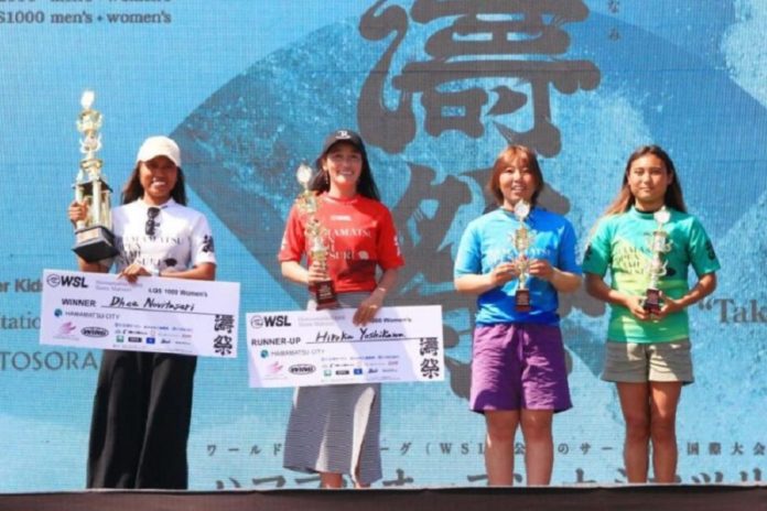 Peselancar Putri Dhea Natasya Torehkan Sejarah, Juarai WSL LQS Di Jepang 1
