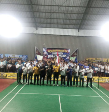 Puluhan Tim Ramaikan Turnamen Bulutangkis Kapolres Karangasem Cup 2026