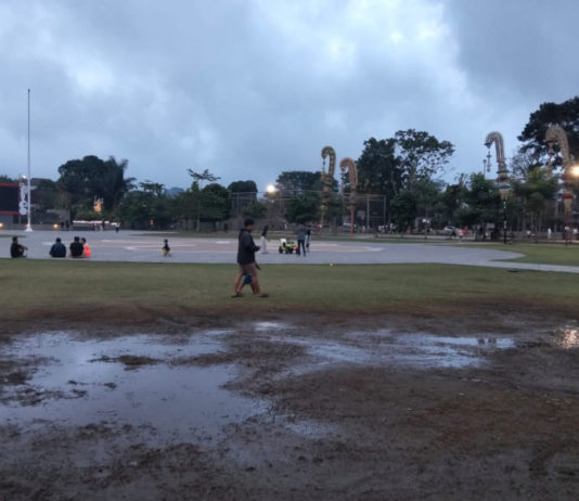 Rumput Alun-Alun Bangli Rusak Usai HUT, DLH Siapkan Perbaikan Rutin
