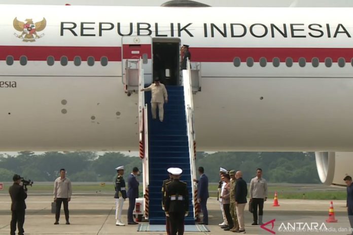 Usai Lawatan Ke Prancis, Prabowo Tiba Di Tanah Air 1