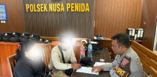 Ancam Terjun ke Laut, Pasangan Kekasih Cekcok Berhasil Dimediasi Polsek Nusa Penida