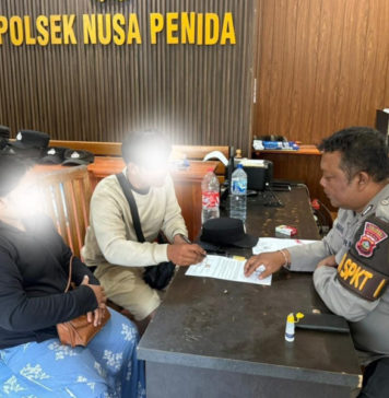 Ancam Terjun ke Laut, Pasangan Kekasih Cekcok Berhasil Dimediasi Polsek Nusa Penida