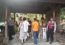 Antisipasi Lonjakan Pengunjung, Polsek Tampaksiring Intensifkan Pengamanan di Sejumlah DTW