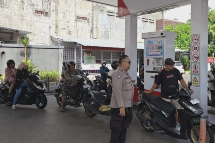 Antisipasi Pelanggaran, Polisi Perketat Pengawasan SPBU 1