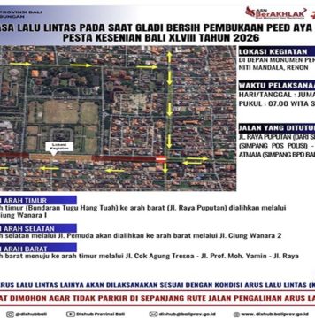 Catat Tanggalnya! Gladi Bersih Peed Aya PKB 2026, Dishub Bali Terapkan Rekayasa Lalin di Renon
