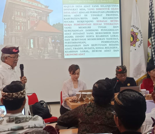 Cetak Narasumber Desa Adat, MDA Bali Perkuat SDM Prajuru