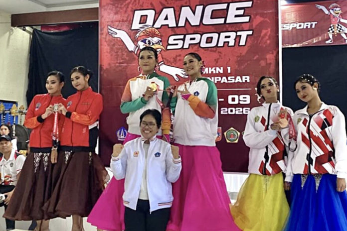 Dancesport Badung Melejit Di Porjar Bali 2026, Lampaui Target Emas 1
