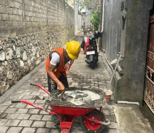 Denpasar Anggarkan Rp23 Miliar untuk Perbaikan Jalan Lingkungan, Sasar 30 Desa/Kelurahan Tahun Ini