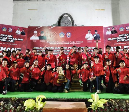 Denpasar Sabet Juara Umum Porjar Bali Empat Kali Beruntun