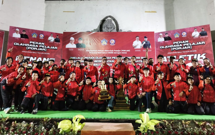 Denpasar Sabet Juara Umum Porjar Bali Empat Kali Beruntun 1
