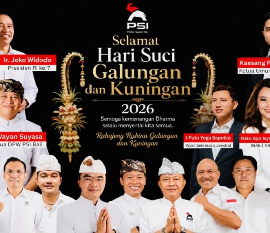 DPW PSI Bali Ucapkan Rahajeng Rahina Suci Galungan lan Kuningan 2026, Suyasa Ajak Perkuat Dharma dan Harmoni