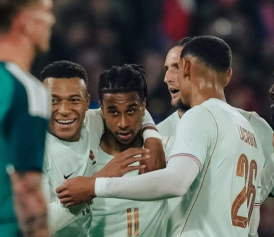 Hattrick Bintang Bayern Olise Antar Prancis Lawan Irlandia Utara